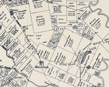 1915 Map of Austin County Texas