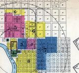 1921 Town Map of Brastrop Texas