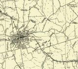 1930 Map of Brenham Texas