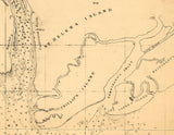 1862 Nautical Chart of Port Royal South Carolina Hilton Head Island