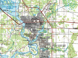 1990 Map of Portage County Wisconsin
