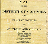1891 Map of Washington DC