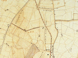 1894 Map of Gettysburg Pennsylvania Battlefield