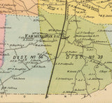 1868 Map of Mispillion Kent County Delaware