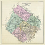 1885 Map of Augusta County Virginia