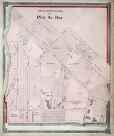 1874 Map of Put In Bay Ottawa County Ohio
