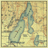 1911 Map of Payette Lake Idaho