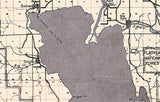 1920 Map of Flathead Lake Montana