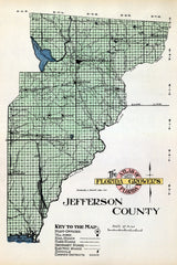 1914 Map of Jefferson County Florida