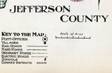 1914 Map of Jefferson County Florida