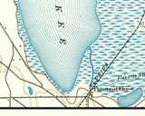 1893 Map of Lake Panasoffkee Florida