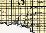 1914 Map of Suwannee County Florida Live Oak