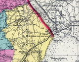 1873 Map of Baltimore and Harford County Maryland