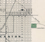 1873 Map of Baltimore Maryland