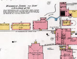 1904 Town Map of Delavan Walworth County Wisconsin