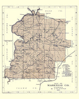 1895 Map of Marengo County Alabama