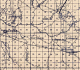 1895 Map of Marengo County Alabama