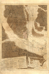 1800 Map of Charlestown South Carolina and Harbor