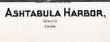 1896 Panoramic Map of Ashtabula Harbor Ohio