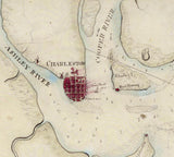 1806 Map of Charleston South Carolina