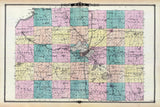 1878 Map of Dane County Wisconsin