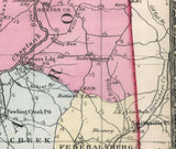 1866 Map of Caroline County Maryland