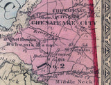 1866 Map of Cecil County Maryland