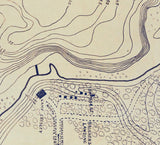 1922 Map of Little Tippecanoe Lake Kosciusko County Indiana