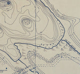 1922 Map of Wabee Lake Kosciusko County Indiana