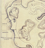 1922 Map of Webster Lake Kosciusko County Indiana