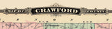 1878 Map of Crawford County Wisconsin