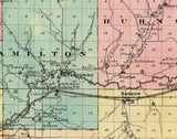 1878 Map of Lacrosse County Wisconsin