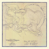 1925 Map of Oliver Lake LaGrange County Indiana