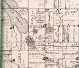 1880 Map of Salem Township Steuben County Indiana