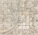 1905 Farm Line Map of Tippecanoe County Indiana