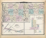 1878 Map of Vernon County Wisconsin