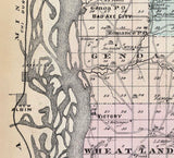 1878 Map of Vernon County Wisconsin