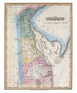 1823 Map of Delaware