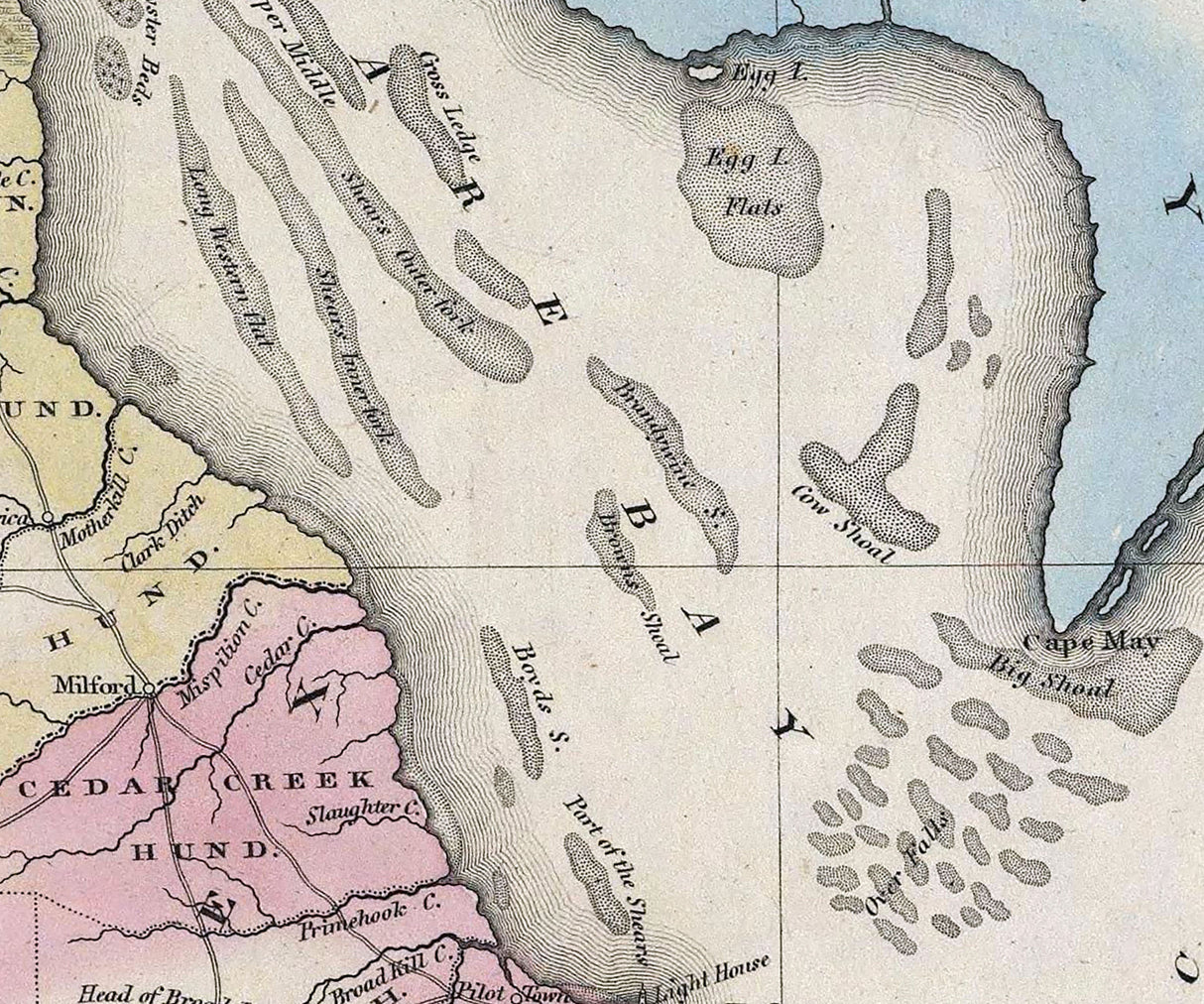 1823 Map of Delaware
