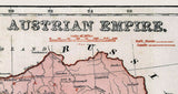 1856 Map of Austrian Empire