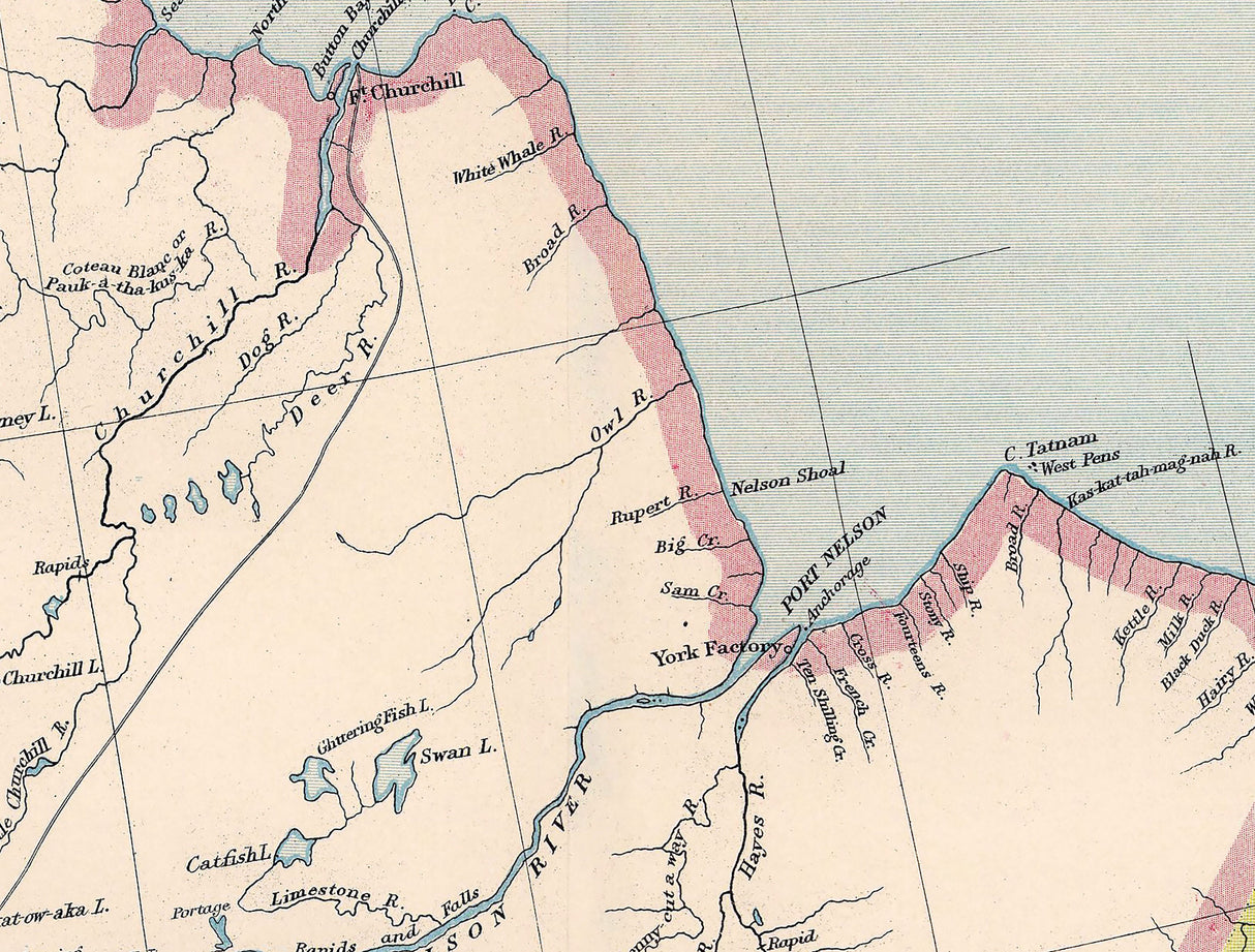 1910 Map of Manitoba Canada