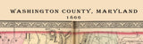 1866 Map of Washington County Maryland