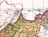 1917 Map of West Virginia Railroads