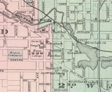 1878 Town Map of Ripon Wisconsin