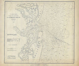 1873 Nautical Map of St Andrew Sound Georgia