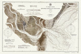 1901 Nautical Map of St Simon Sound Brunswick Harbor Georgia