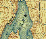 1911 Map of Payette Lake Idaho