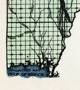 1914 Map of Jefferson County Florida