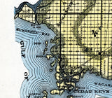 1914 Map of Levy County Florida