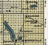 1914 Map of Sumter County Florida